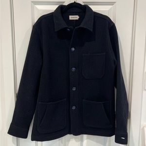 Taylor Stitch Ojai Jacket in Navy Waffle Wool